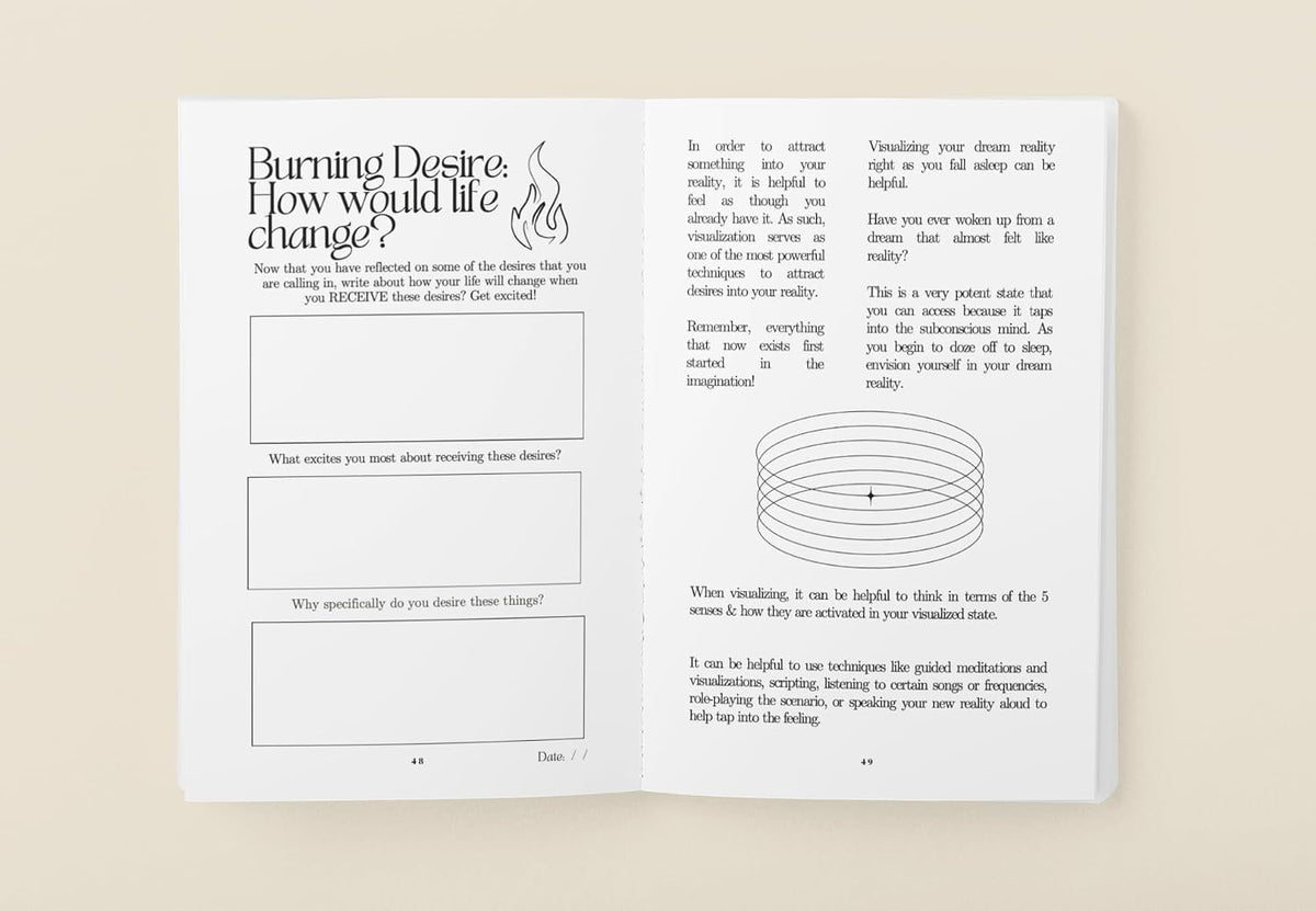 The Miracle Journal: Your Guided Manifestation & Gratitude Journal