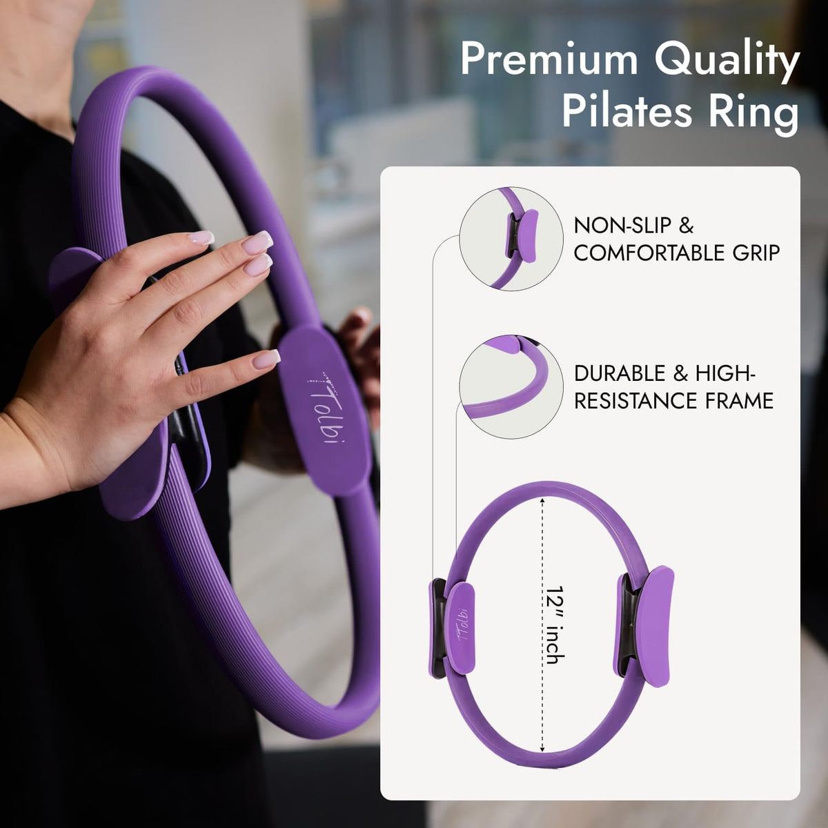 Dance Pilates Ring and Ball Set with Video Tutorials, Home Pilates Kit