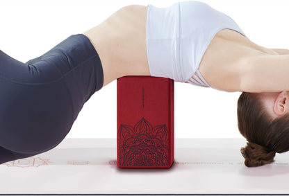 nuveti Non-Slip & High Density Yoga Block set of 2 for Pilates 9"x6"x3"
