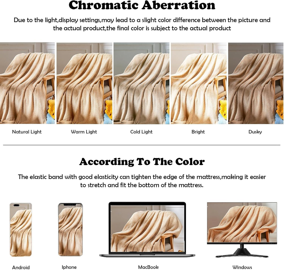 Fleece Leaves Pattern Throw Blanket, Light Purple, 50"x60" | Super Soft Throw Blanket, Lightweight Cozy Bed Sofa Blanket, Premium Silky Flannel Fleece, Travel Blanket for All Season Use - Colors A