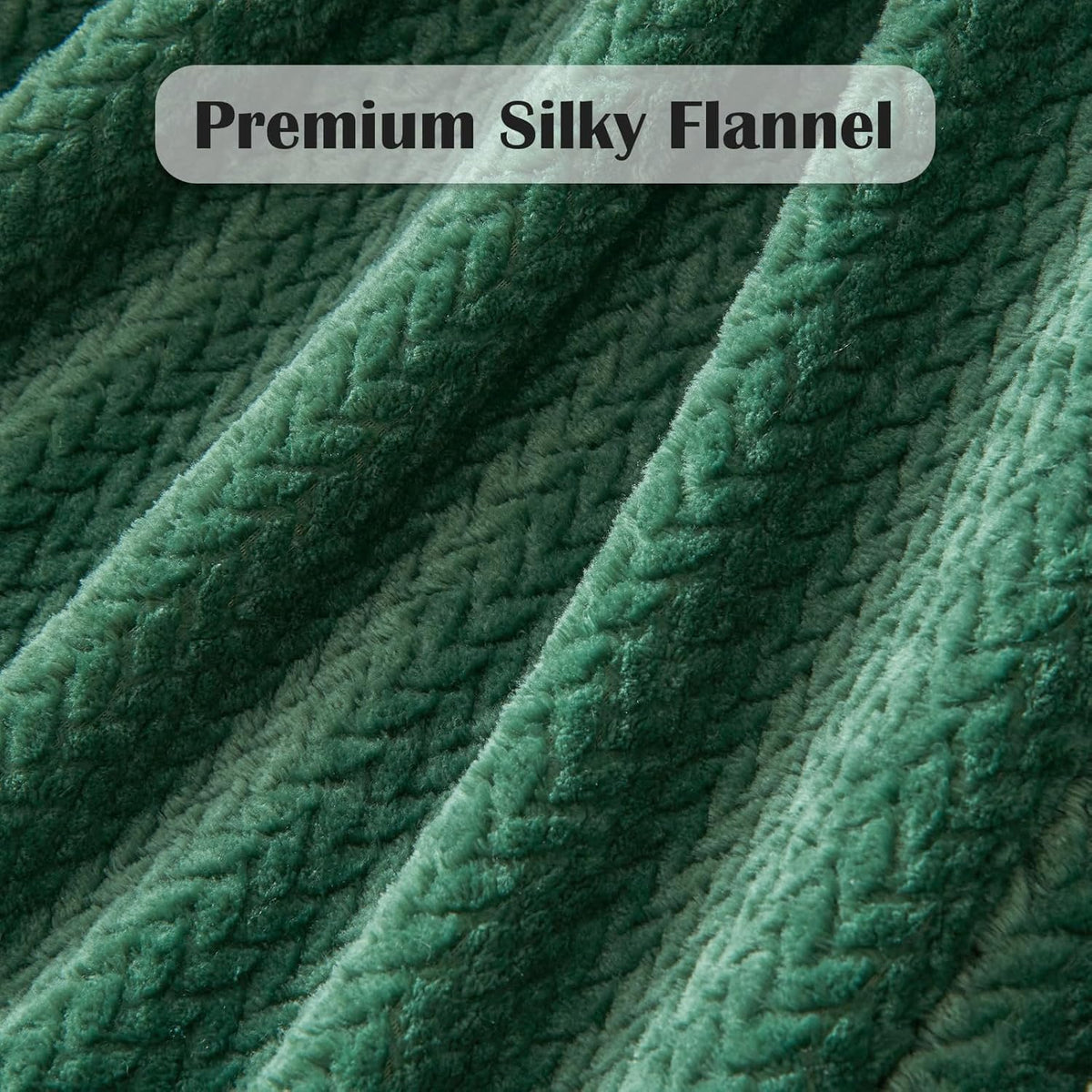 Fleece Leaves Pattern Throw Blanket, Light Purple, 50"x60" | Super Soft Throw Blanket, Lightweight Cozy Bed Sofa Blanket, Premium Silky Flannel Fleece, Travel Blanket for All Season Use - Colors A