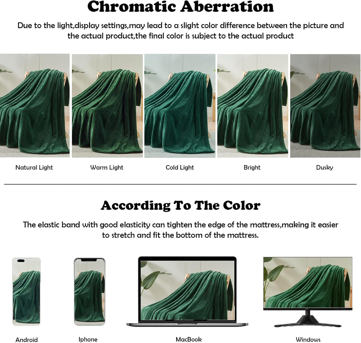 Fleece Leaves Pattern Throw Blanket, Light Purple, 50"x60" | Super Soft Throw Blanket, Lightweight Cozy Bed Sofa Blanket, Premium Silky Flannel Fleece, Travel Blanket for All Season Use - Colors A