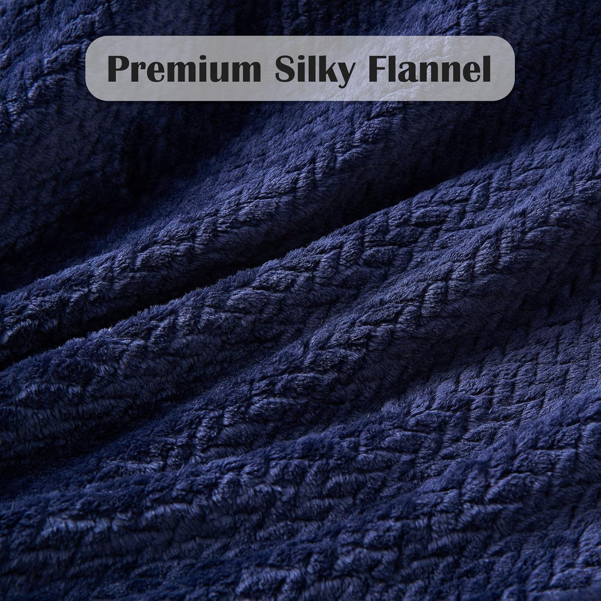 Fleece Leaves Pattern Throw Blanket, Light Purple, 50"x60" | Super Soft Throw Blanket, Lightweight Cozy Bed Sofa Blanket, Premium Silky Flannel Fleece, Travel Blanket for All Season Use - Colors A