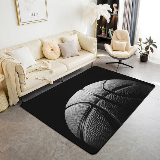 Basketball Gaming Sports Area Rug Bedroom Living Room 5x7 Kids