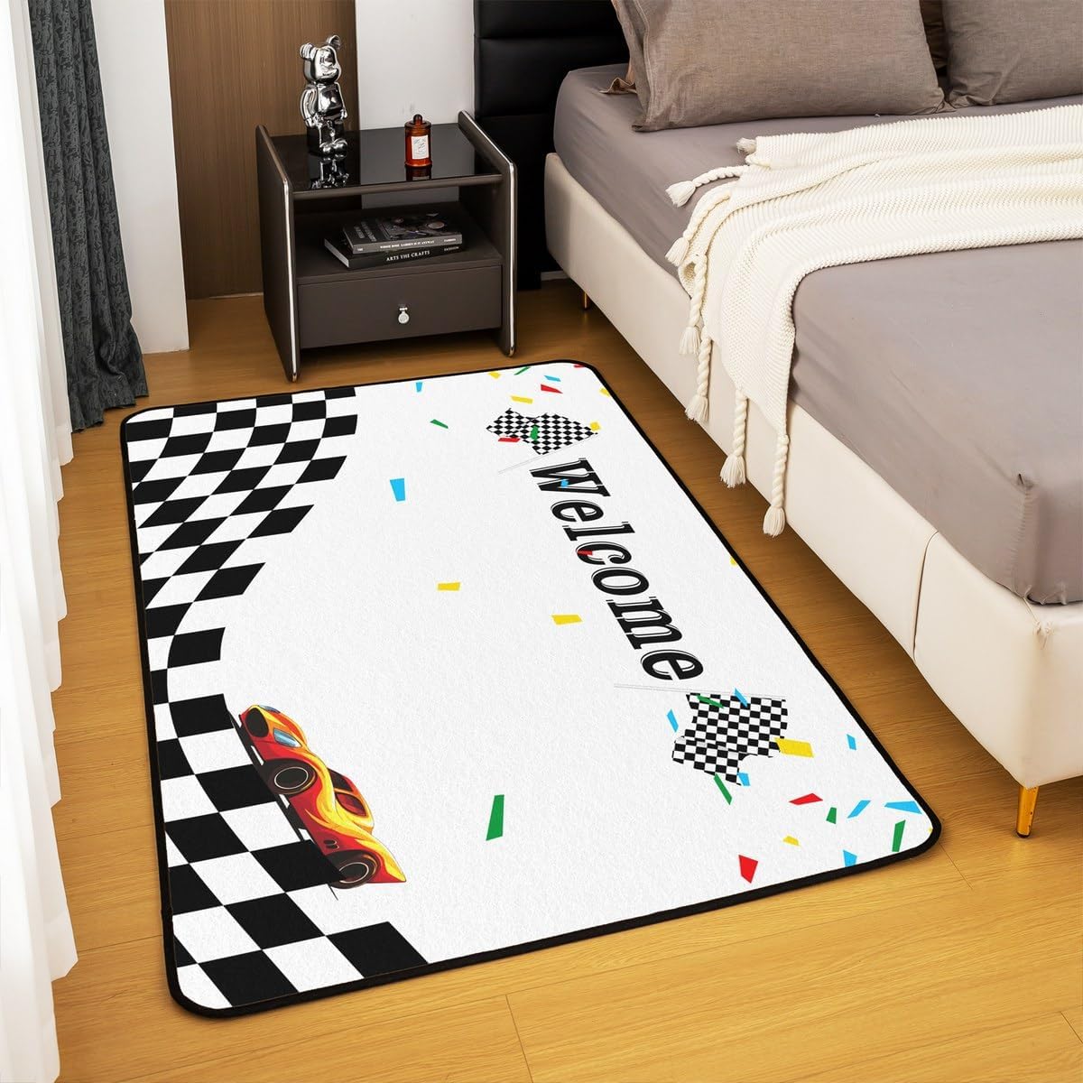 Basketball Gaming Sports Area Rug Bedroom Living Room 5x7 Kids