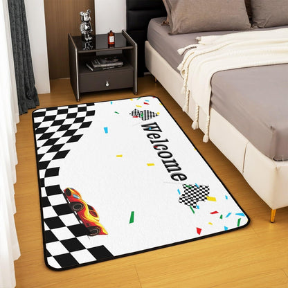 Basketball Gaming Sports Area Rug Bedroom Living Room 5x7 Kids