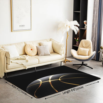 Basketball Gaming Sports Area Rug Bedroom Living Room 5x7 Kids