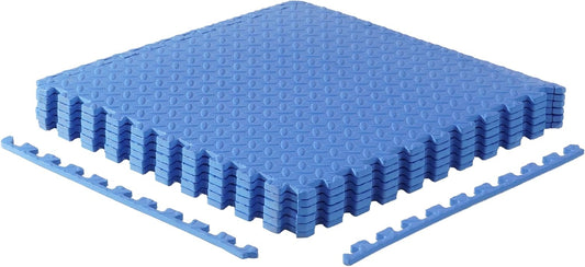 Puzzle Exercise Mats | 1/2” Thick EVA Interlocking Foam Tiles for Home Gym Flooring | Multiple Options