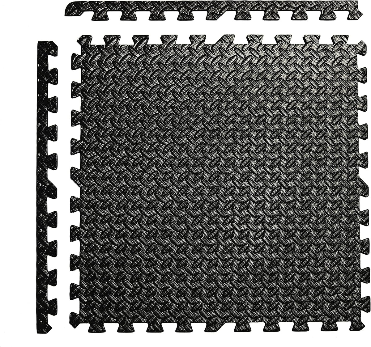 Puzzle Exercise Mats | 1/2” Thick EVA Interlocking Foam Tiles for Home Gym Flooring | Multiple Options