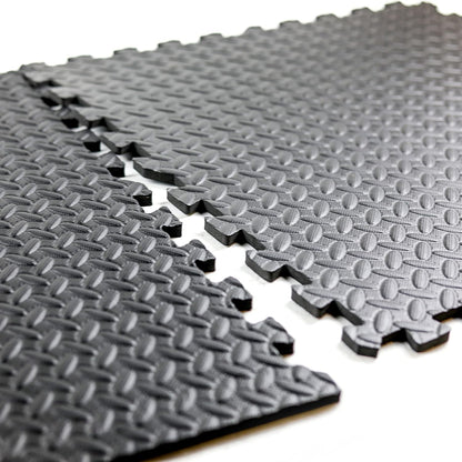 Puzzle Exercise Mats | 1/2” Thick EVA Interlocking Foam Tiles for Home Gym Flooring | Multiple Options