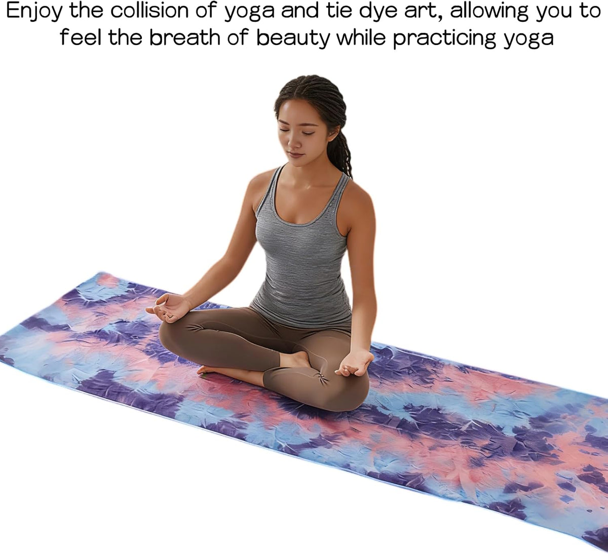 3 Pack Yoga Towel, Hot Yoga Mat Towel, Hot Yoga Towel with Grip Dots Sweat