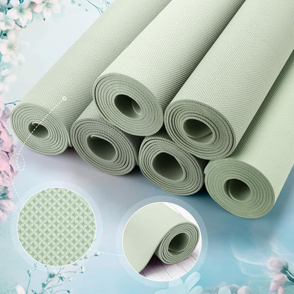 12 Pack Yoga Mat Bulk, 4mm Thick Extra Long Sports Mat Anti Slip Tear Resistant Yoga Exercise Set for Fitness Stretching Home Workout Gym and Studio