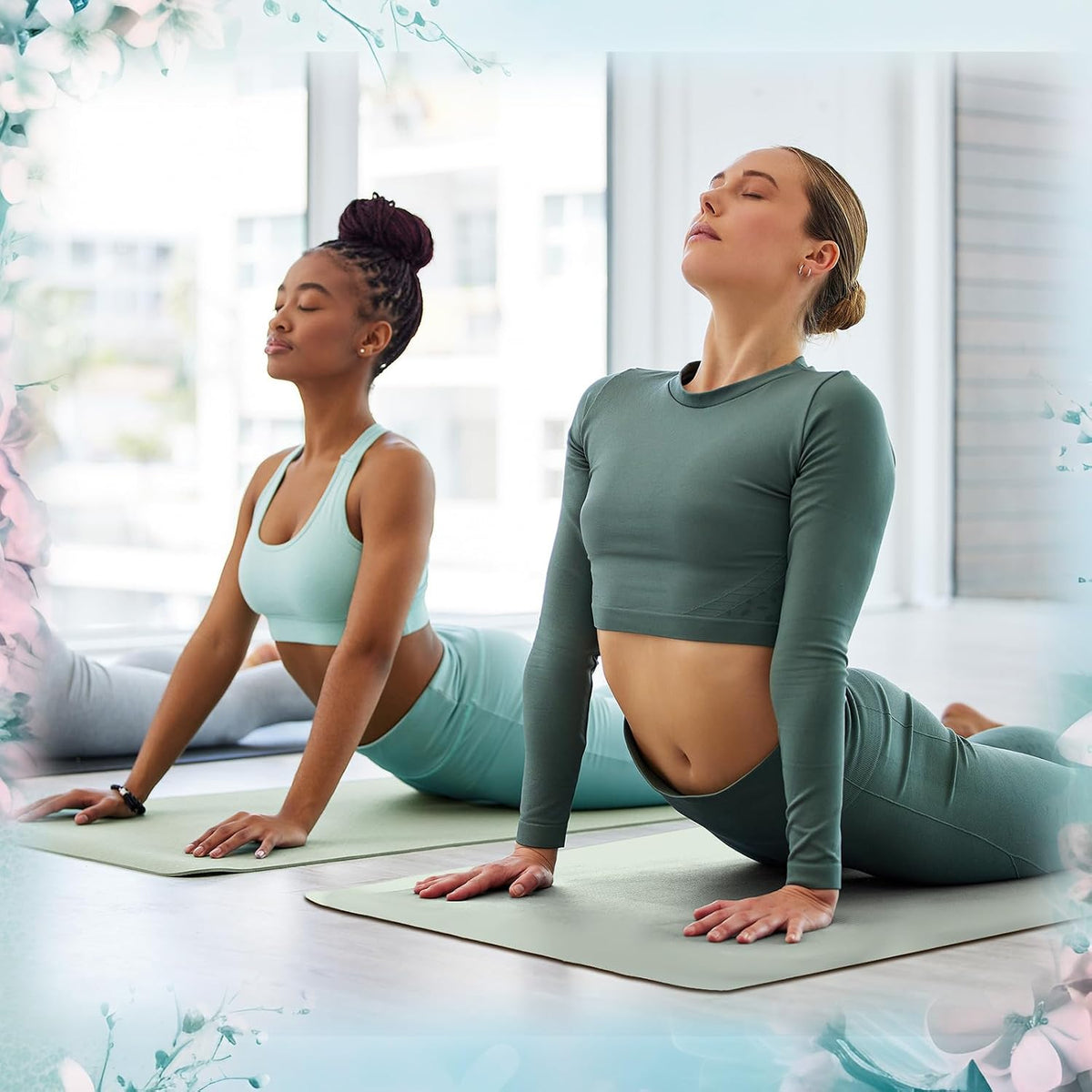 12 Pack Yoga Mat Bulk, 4mm Thick Extra Long Sports Mat Anti Slip Tear Resistant Yoga Exercise Set for Fitness Stretching Home Workout Gym and Studio