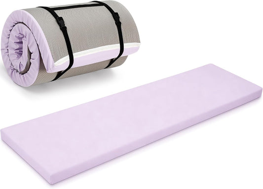 2 Inch Thick Yoga Mat 72x24 with Carry Strap Foam