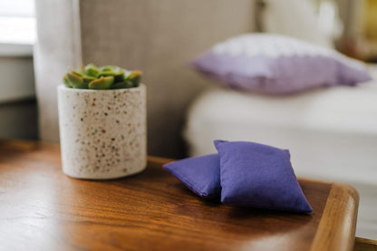 Aroma Mint Acupressure Pillow - 100% Cotton Linen with Natural Cork Filling - Aromatherapy Pillow for Back Pain and Neck Pain Relief