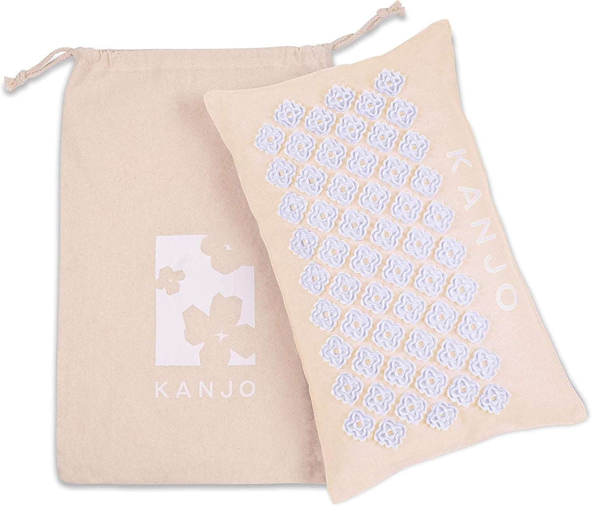 Aroma Mint Acupressure Pillow - 100% Cotton Linen with Natural Cork Filling - Aromatherapy Pillow for Back Pain and Neck Pain Relief