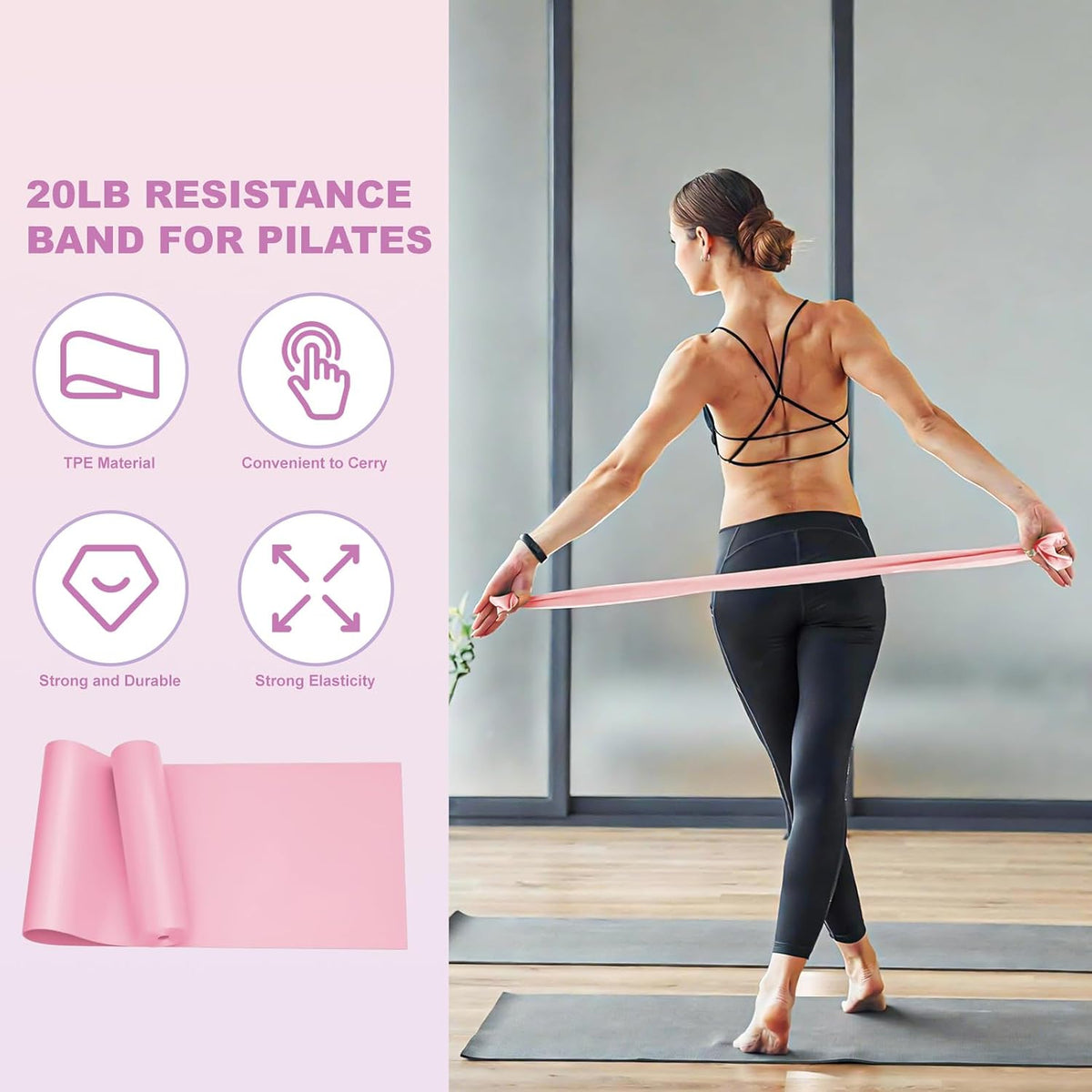 Pilates Kit,Home Pilates Ring Kit for Women,Pilates Equipment Ring and Ball Set with Pilates Ring, Pilates Ball, Resistance Bands, Figure 8 Band & Accessories Pilates Starter Kit
