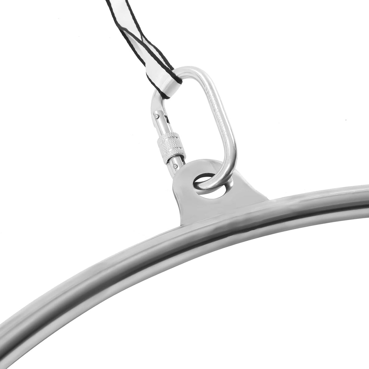 Aerial Hoop, 85cm/90cm Aerial Ring Set Fully Strength Tested 250LBS Single Point Circus Aerial Equipment Yoga Hoop with Accessories, Circus Props Great for Dancing Studio