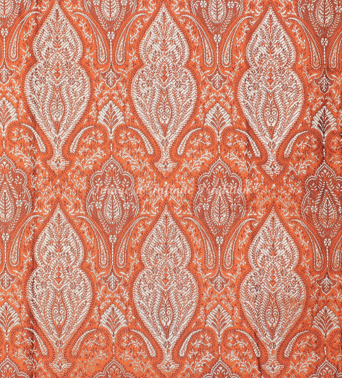 Indian Silk Bolster Tube Pillow Cover Cylindrical Orange Yoga Large Couch Round Cushion Cover Boho Home Decor Living Room Damask & Floral Throw Cushion Cover 30x15 inch (76x38cm) 1 Pc.