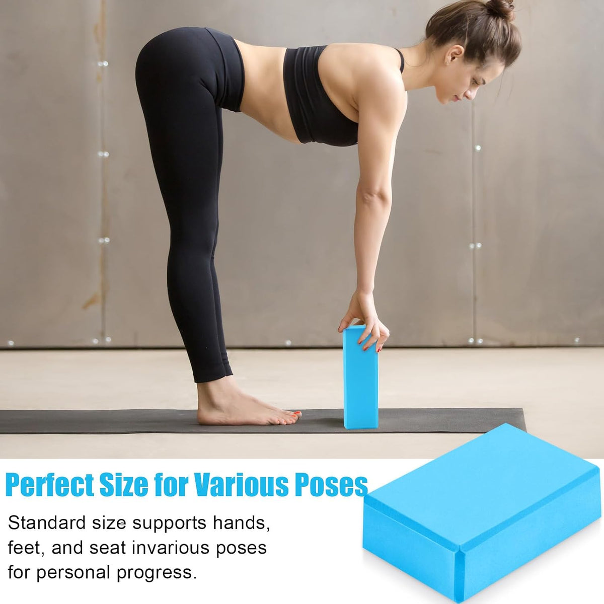 10 Pcs Pilates Ring Blocks Set for Women Home Yoga Equipment Accessories Pilates Ring Circle and Ball Workouts Gift Include Ball Yoga Circle Resistance Bands Block Straps Gym Bag