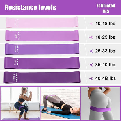 10 Pcs Pilates Ring Blocks Set for Women Home Yoga Equipment Accessories Pilates Ring Circle and Ball Workouts Gift Include Ball Yoga Circle Resistance Bands Block Straps Gym Bag