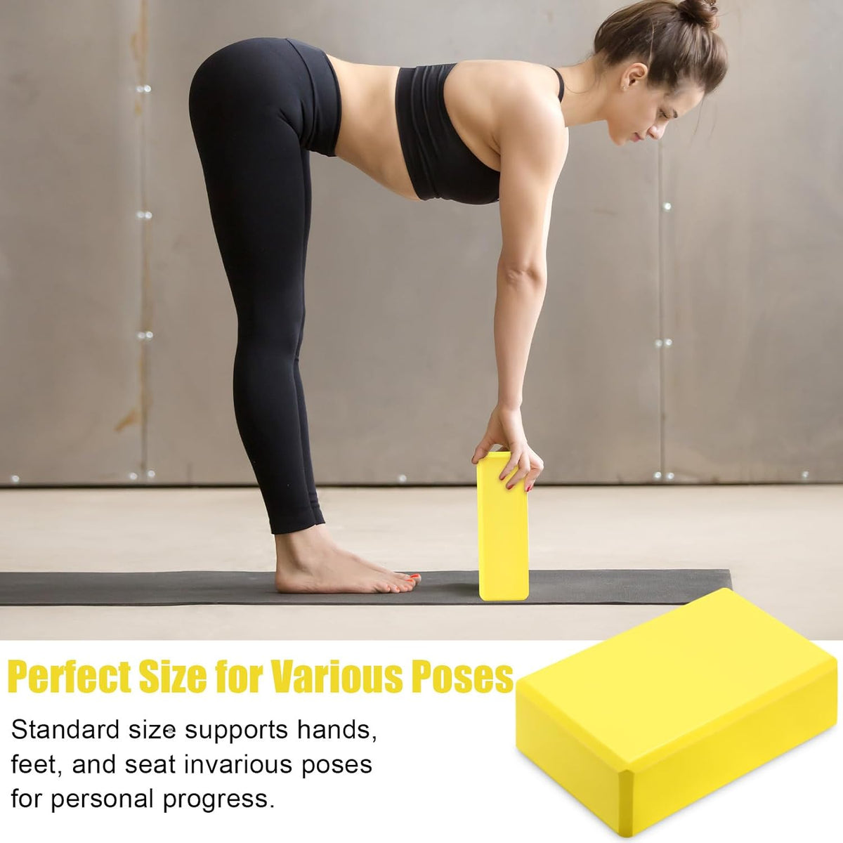 10 Pcs Pilates Ring Blocks Set for Women Home Yoga Equipment Accessories Pilates Ring Circle and Ball Workouts Gift Include Ball Yoga Circle Resistance Bands Block Straps Gym Bag