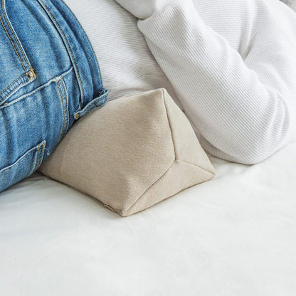 Buckwheat Neck Support Pillow Cervical Neck Cylinder Bolster Pillow,Buckwheat Hulls Adjustable Roll Pillow,Neck Pain Relief for Back and Side Sleepers Round Pillows for Lunch Break Orange, 6*15 inch