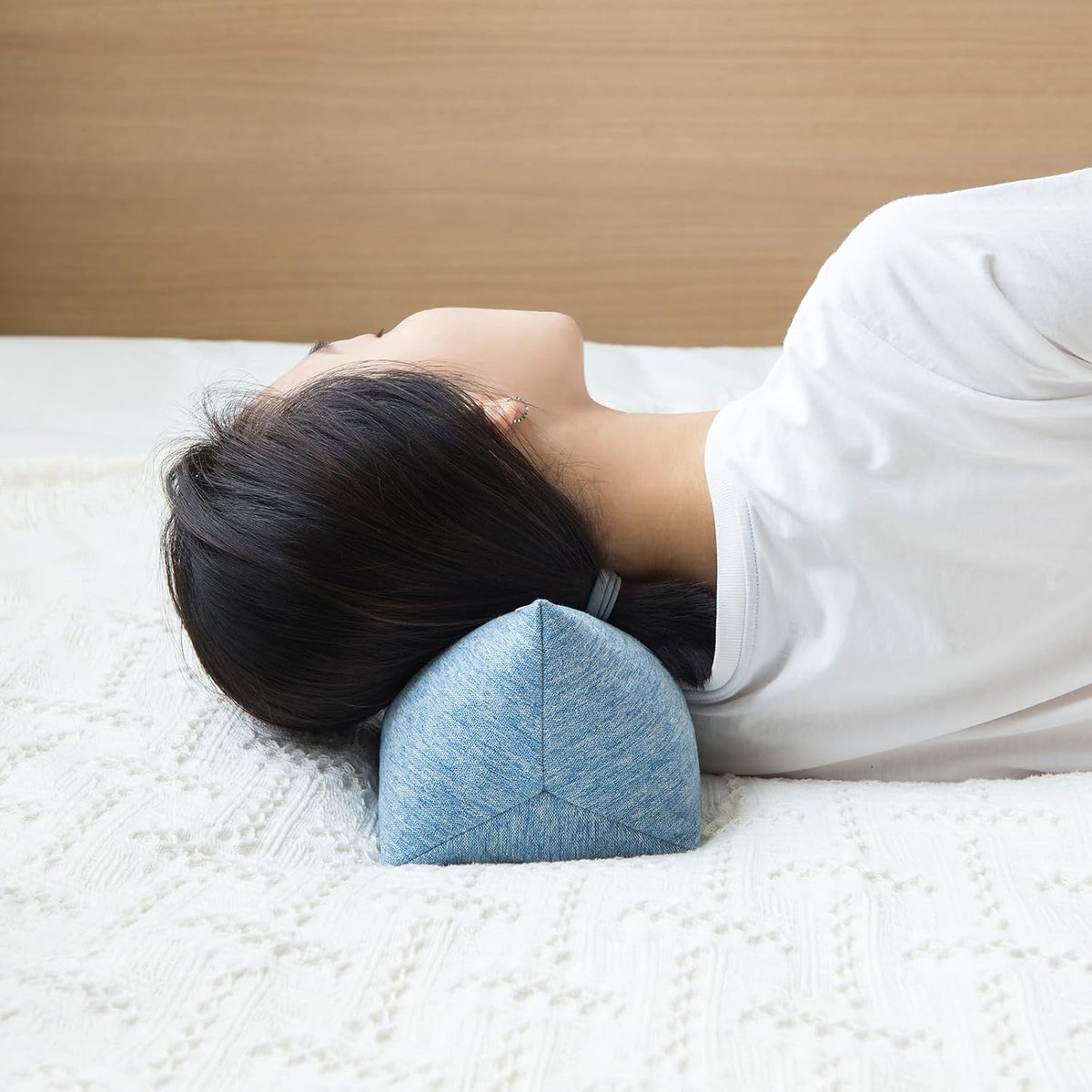 Buckwheat Neck Support Pillow Cervical Neck Cylinder Bolster Pillow,Buckwheat Hulls Adjustable Roll Pillow,Neck Pain Relief for Back and Side Sleepers Round Pillows for Lunch Break Orange, 6*15 inch