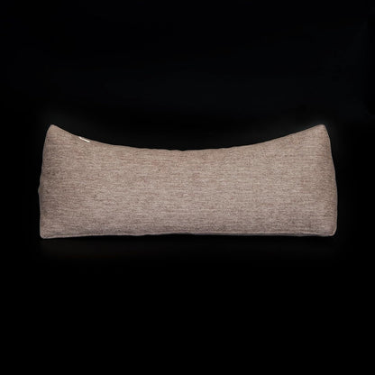Buckwheat Neck Support Pillow Cervical Neck Cylinder Bolster Pillow,Buckwheat Hulls Adjustable Roll Pillow,Neck Pain Relief for Back and Side Sleepers Round Pillows for Lunch Break Orange, 6*15 inch