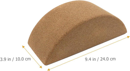 Cork Yoga Block High Density Yoga Brick for Balance Stretching Pilates Hot Meditation Non Slip Support for Core Workouts 9.44 X 3.93 X 3.34 in 1 Pack