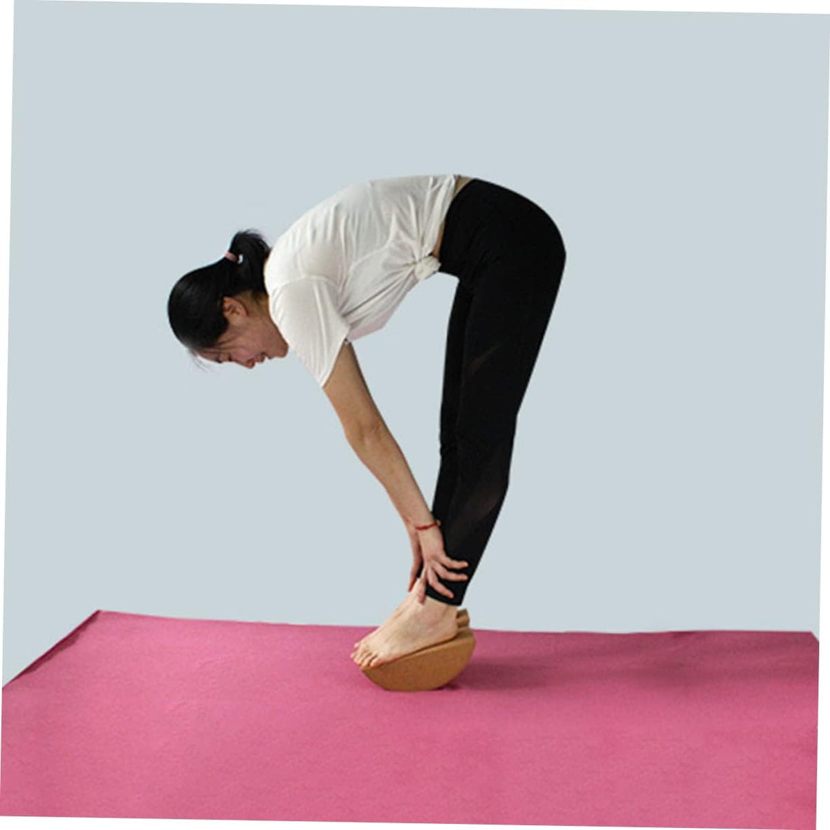 Cork Yoga Block High Density Yoga Brick for Balance Stretching Pilates Hot Meditation Non Slip Support for Core Workouts 9.44 X 3.93 X 3.34 in 1 Pack