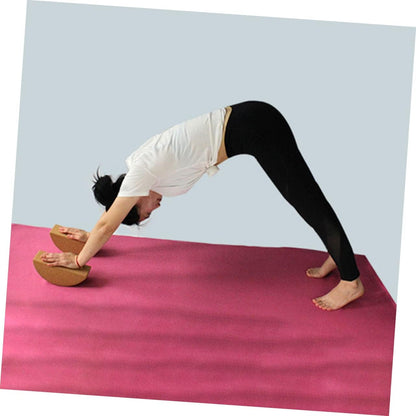 Cork Yoga Block High Density Yoga Brick for Balance Stretching Pilates Hot Meditation Non Slip Support for Core Workouts 9.44 X 3.93 X 3.34 in 1 Pack