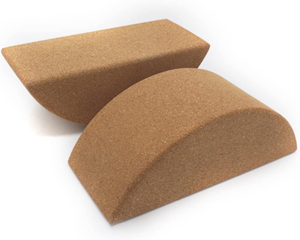 Cork Yoga Block High Density Yoga Brick for Balance Stretching Pilates Hot Meditation Non Slip Support for Core Workouts 9.44 X 3.93 X 3.34 in 1 Pack