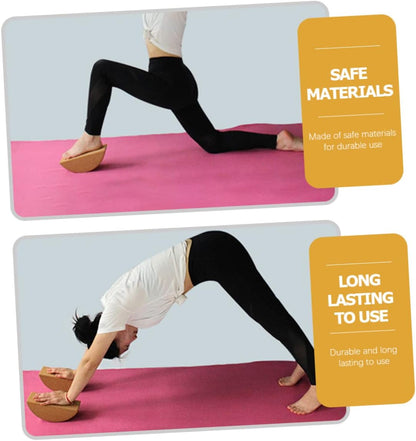 Cork Yoga Block High Density Yoga Brick for Balance Stretching Pilates Hot Meditation Non Slip Support for Core Workouts 9.44 X 3.93 X 3.34 in 1 Pack