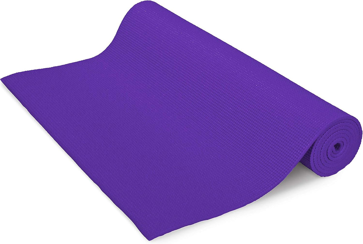 Yoga Mat for Exercise - Non Slip Thick Comfortable Workout Floor Mat for Adults and Kids - Eco Friendly Foldable Yoga Mat for Yoga, Pilates, Gym and Stretching