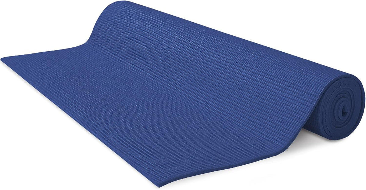 Yoga Mat for Exercise - Non Slip Thick Comfortable Workout Floor Mat for Adults and Kids - Eco Friendly Foldable Yoga Mat for Yoga, Pilates, Gym and Stretching