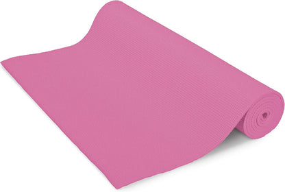 Yoga Mat for Exercise - Non Slip Thick Comfortable Workout Floor Mat for Adults and Kids - Eco Friendly Foldable Yoga Mat for Yoga, Pilates, Gym and Stretching