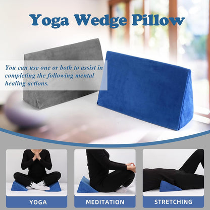 Small Wedge Pillow, Wedge Pillow for Bed Sores, Positioning Pillow
