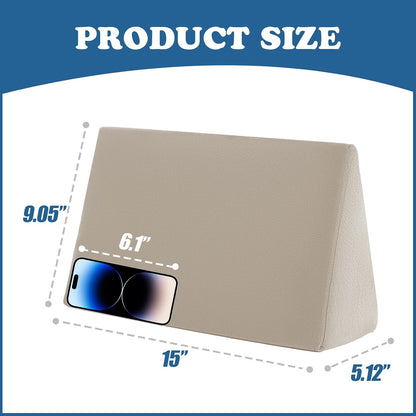 Small Wedge Pillow, Wedge Pillow for Bed Sores, Positioning Pillow