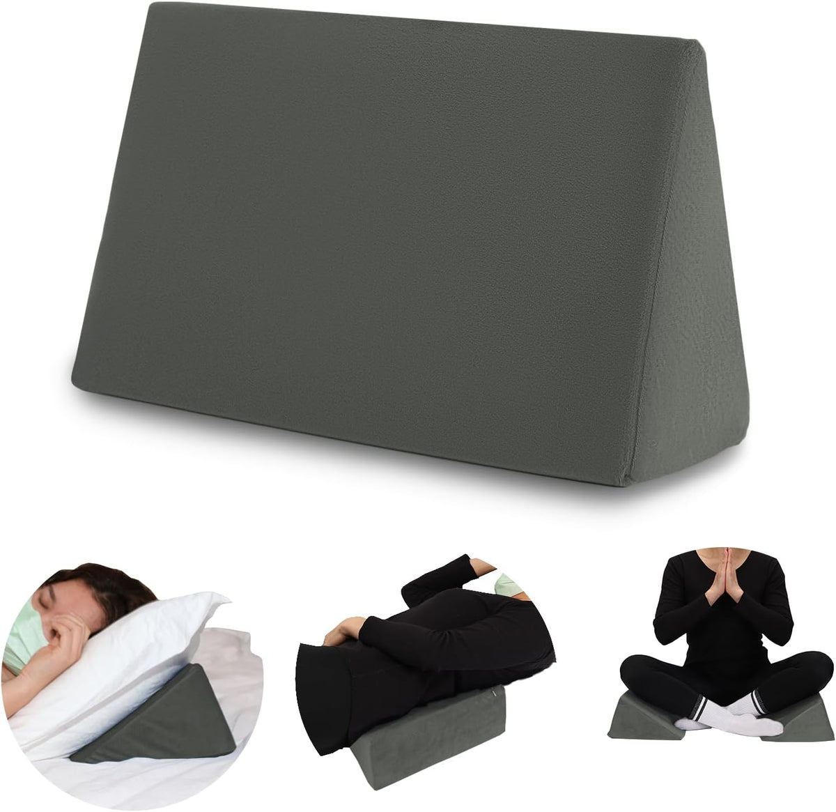 Small Wedge Pillow, Wedge Pillow for Bed Sores, Positioning Pillow