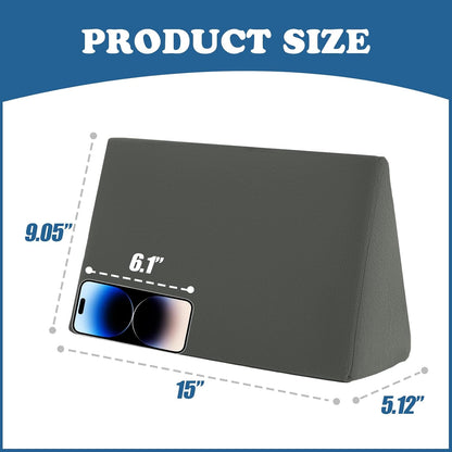 Small Wedge Pillow, Wedge Pillow for Bed Sores, Positioning Pillow