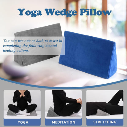 Small Wedge Pillow, Wedge Pillow for Bed Sores, Positioning Pillow