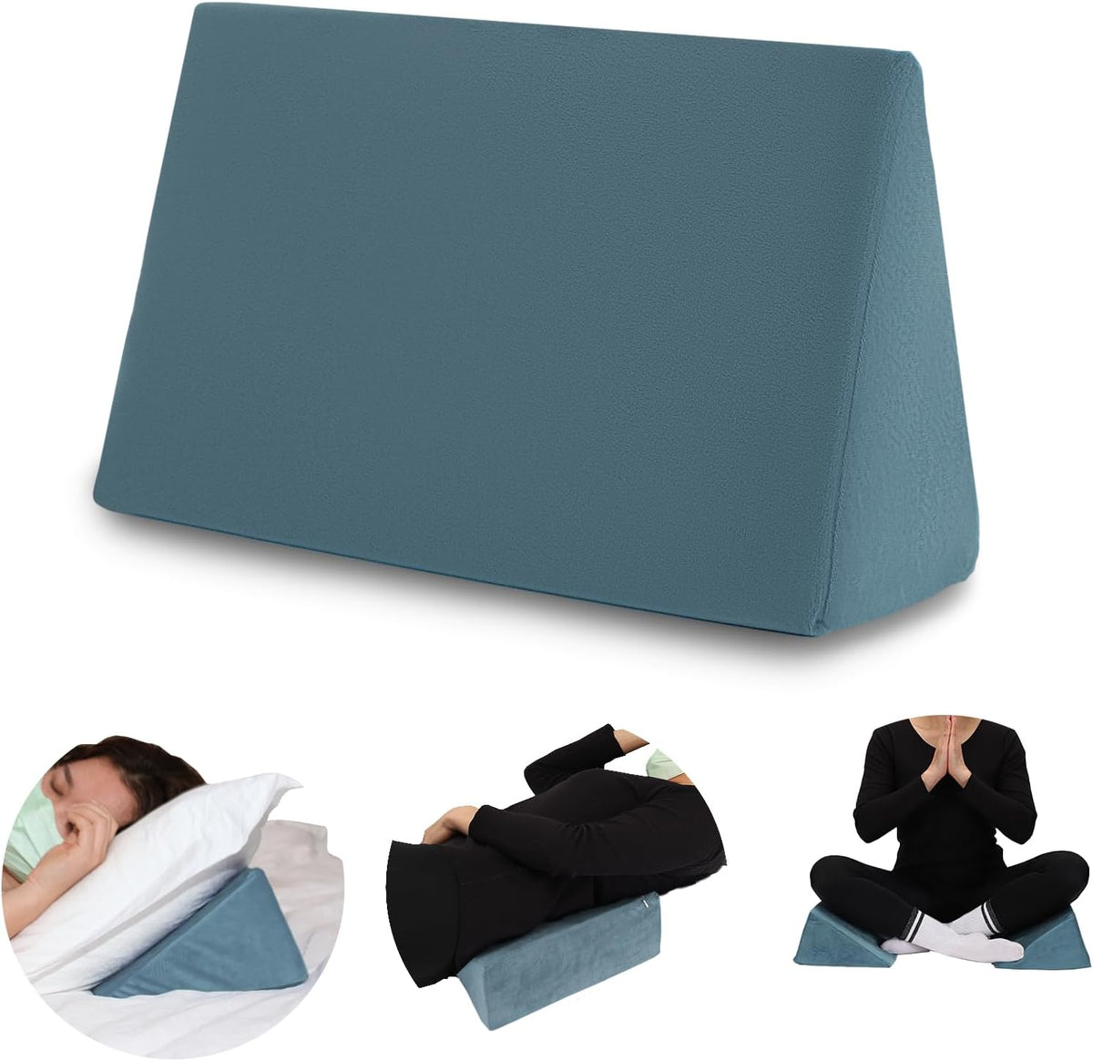 Small Wedge Pillow, Wedge Pillow for Bed Sores, Positioning Pillow