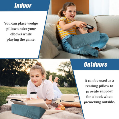 Small Wedge Pillow, Wedge Pillow for Bed Sores, Positioning Pillow