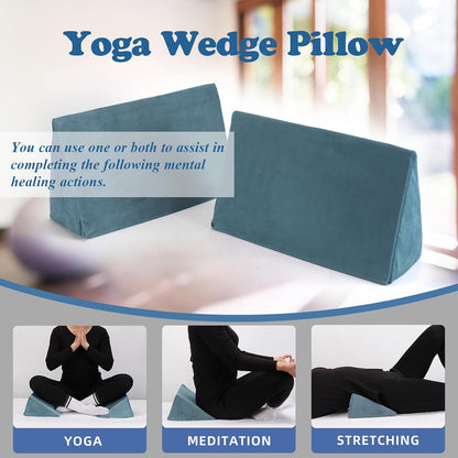 Small Wedge Pillow, Wedge Pillow for Bed Sores, Positioning Pillow