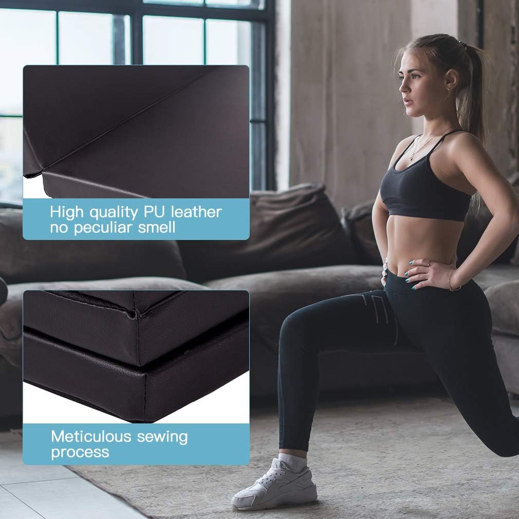 Gymnastics Tumbling Mats Portable Gymnastics Mat Folding Tumbling Mat Thick Yoga Mat Exercise Mat with Carrying Handles for home Workout outdoor Yoga Gymnastic