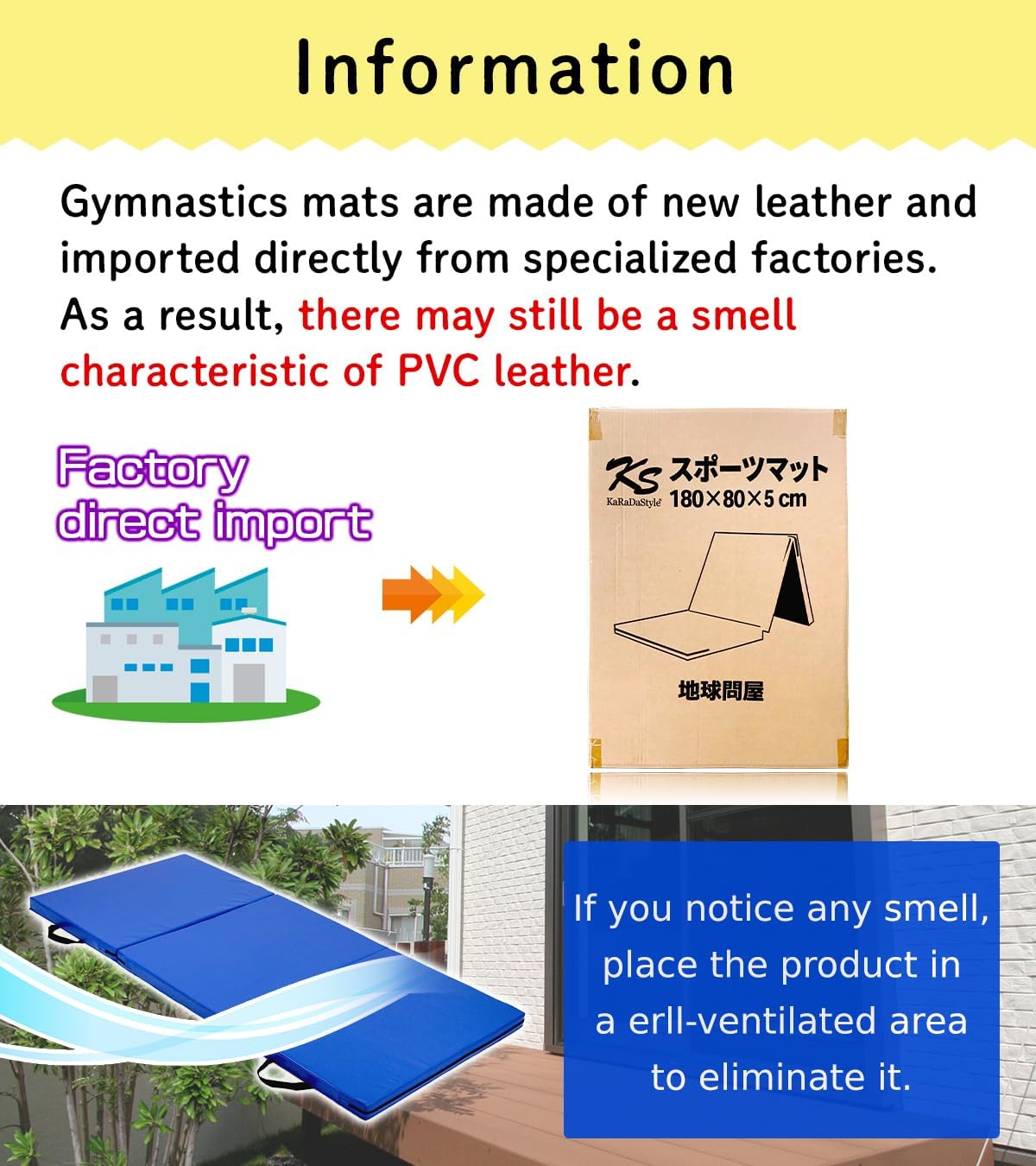 Gymnastics Mat Folding Stretch Mats 71"x31"x2" Exercise Muscle Training Children Play Horizontal Bar Mat Yoga Sports Soundproof Home Use