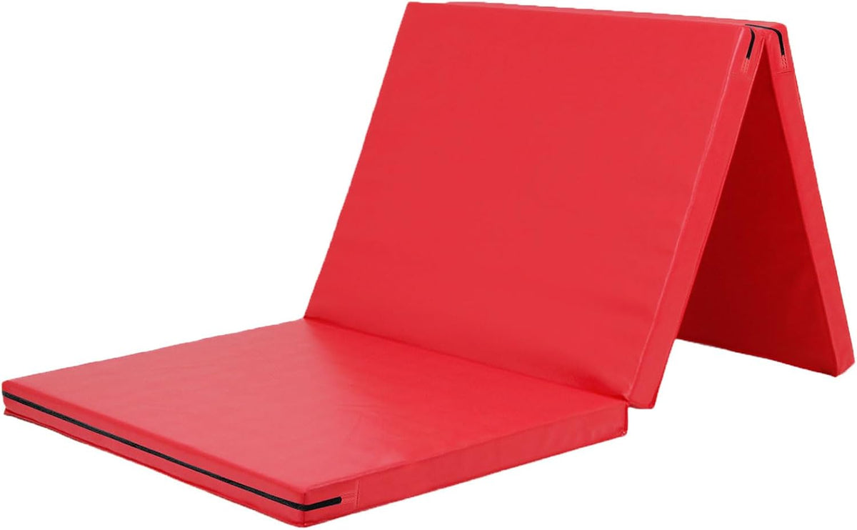 Gymnastics Mat Folding Stretch Mats 71"x31"x2" Exercise Muscle Training Children Play Horizontal Bar Mat Yoga Sports Soundproof Home Use