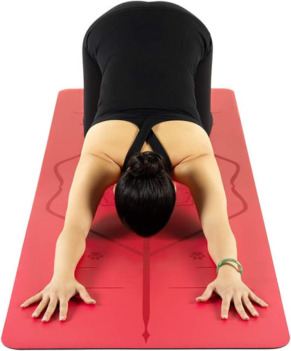 Zodiac Yoga Mat - Patented Alignment Design, Advanced Non-Slip Grip