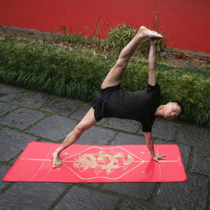 Zodiac Yoga Mat - Patented Alignment Design, Advanced Non-Slip Grip